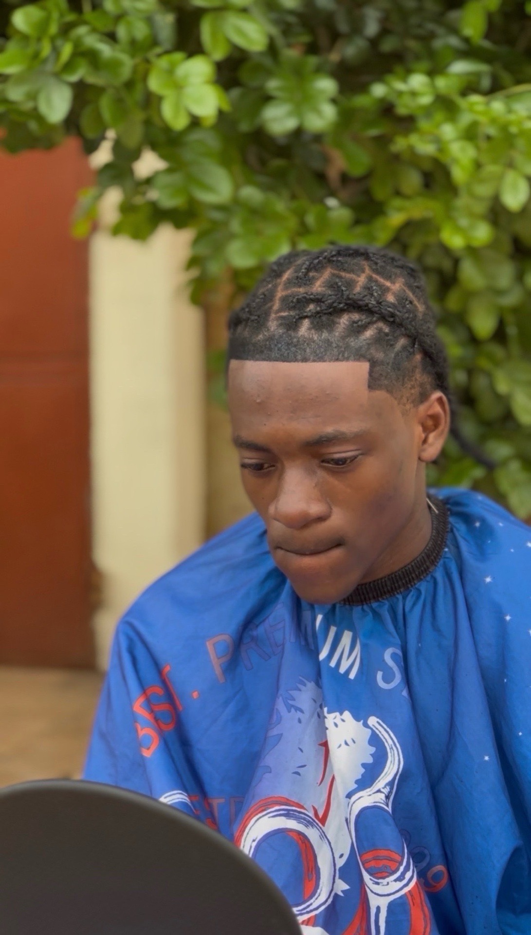contours sur les tresses