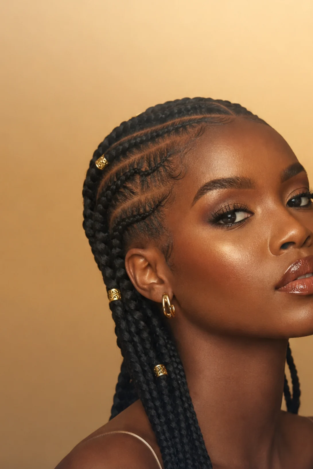 Cornrows feed-in — essayage virtuel coiffure