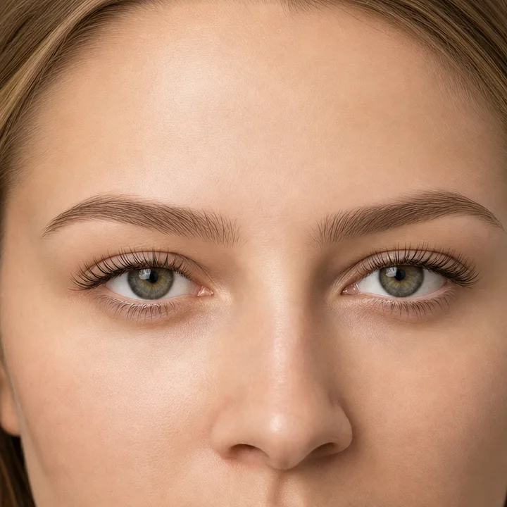 Look rehaussement de cils avec sourcils définis