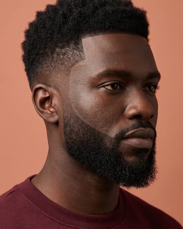 Boxed beard courte