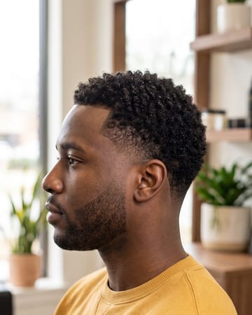 Barbe dégradée (beard fade)