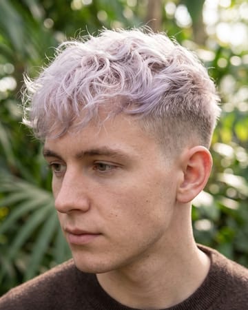 Violet pastel audacieux