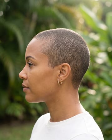 Buzz cut femme