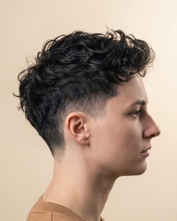 Dessus texturé, côtés dégradés