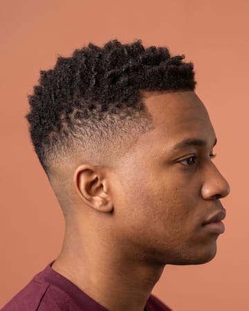 Low fade dessus texturé