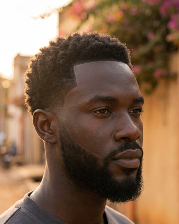 Line-up barbe et tempes