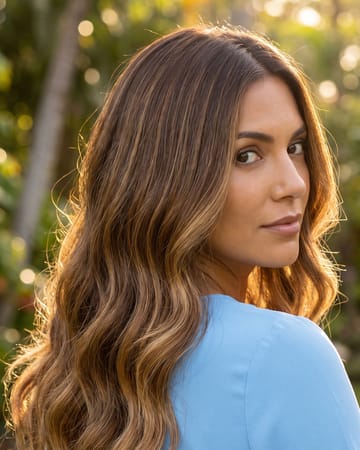 Balayage miel lumineux
