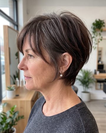 Pixie effilée