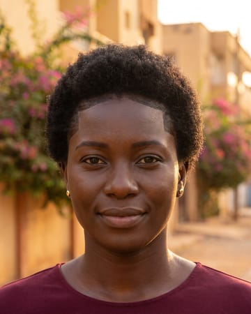 Coupe afro courte (TWA)