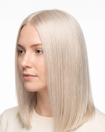 Blond platine éclatant