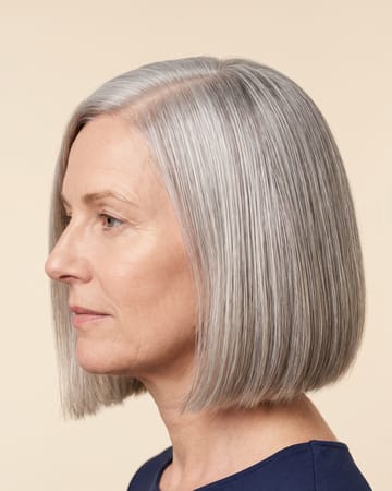 Carré lisse effet miroir
