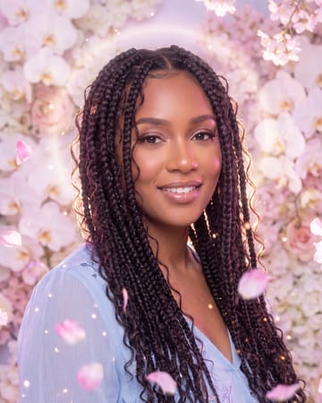 Goddess box braids