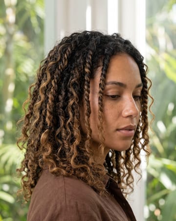 Twists bohèmes à boucles libres