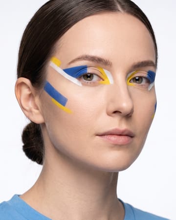 Maquillage graphique géométrique