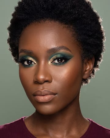 Cut crease émeraude