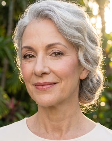 Mariée mature, éclat rosé
