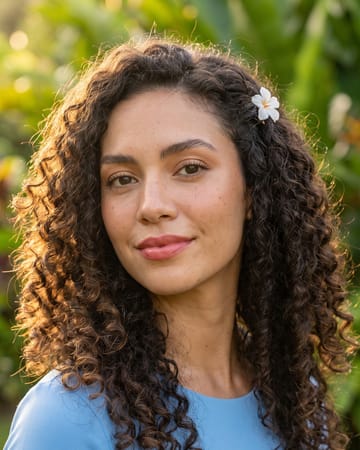 Mariée métisse, taches de rousseur