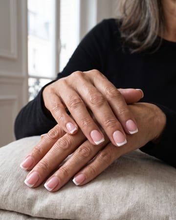French gel carrée courte