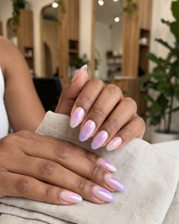Aura nails en dégradé