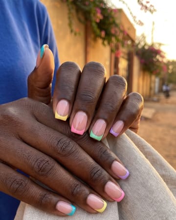 French colorée pastel