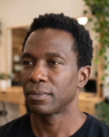 Homme : teint foncé, uni et éclatant