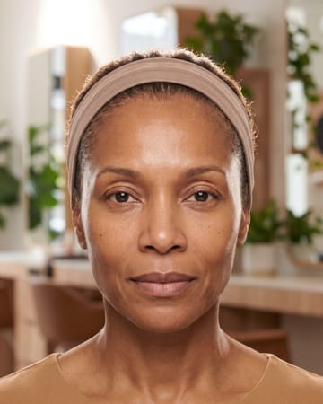 Contour du visage redessiné