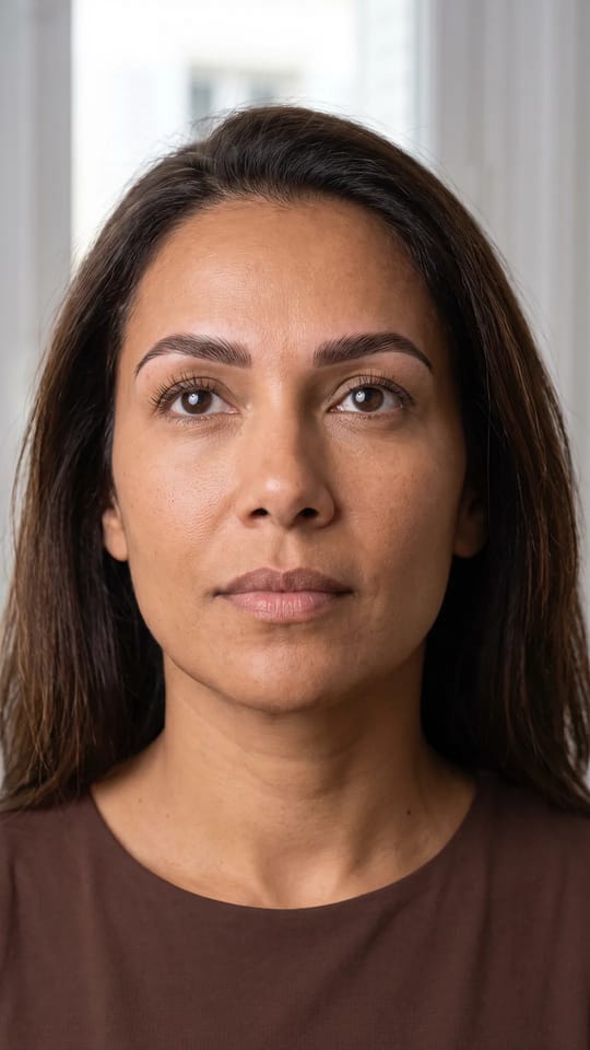 Brow lift arche soignée : Brow lift soigné : des arches symétriques, légèrement relevées et pleines, un contour net et une teinture personnalisée, pour un résultat prêt pour les grands événements sans effet figé.