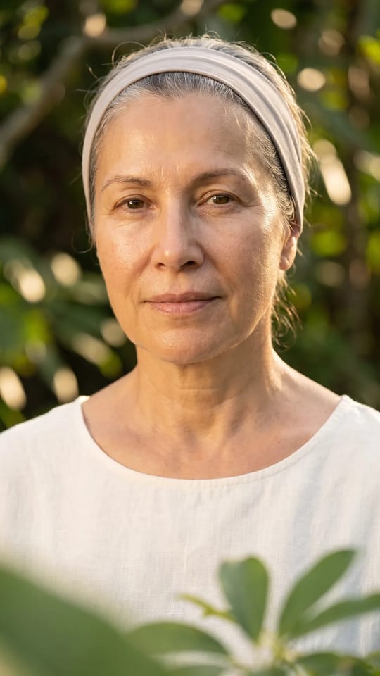 Douceur et éclat naturel à 71 ans : La peau de 71 ans après un soin nourrissant et doux : confortable, hydratée, d'un éclat naturel, rides adoucies, teint régulier, les rides d'expression gardées.